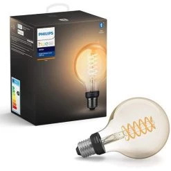 Philips Hue White Filament, Ampoule LED Connectée E27, Forme Globe, Compatible Bluetooth, Fonctionne Avec Alexa, Google Assistant Et Apple Homekit 5 Philips Hue White Filament, Ampoule LED Connectée E27, Forme Globe, Compatible Bluetooth, Fonctionne Avec Alexa, Google Assistant Et Apple Homekit -PHILIPS Soldes 41028416 2