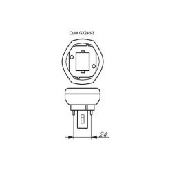 Lampe Master PL-T- 2 Broches Philips, 26 W, GX24d-3, 134.2 X 41, 1800 Lm, 10000 H 5 Lampe Master PL-T- 2 Broches Philips, 26 W, GX24d-3, 134.2 X 41, 1800 Lm, 10000 H -PHILIPS Soldes 4231539 2