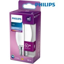 PHILIPS Ampoule LED E14 6,5W Bougie équivalent à 60W - Blanc Du Jour 6500K 6 PHILIPS Ampoule LED E14 6,5W Bougie équivalent à 60W - Blanc Du Jour 6500K -PHILIPS Soldes 48308220 2