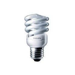 Philips 116981 Ampoule Tornado E27 12W=60W 2700K 12000h 91x46mm - Blanc