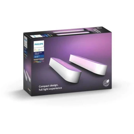 PHILIPS Hue Play Pack X2 - Blanc 4 PHILIPS Hue Play Pack X2 - Blanc – Image 2