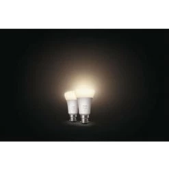 PHILIPS Hue White - Ampoule LED Connectée 9,5W - B22 - Compatible Bluetooth - Pack De 2 -PHILIPS Soldes 50145534 3