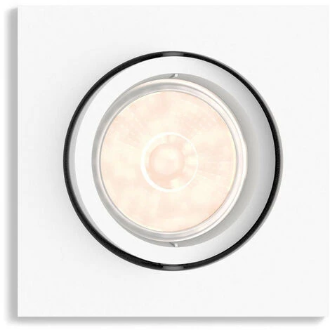 PHILIPS Spot Downlight Carré Enneper Coupe 70x70mm Blanc - Blanc 3 PHILIPS Spot Downlight Carré Enneper Coupe 70x70mm Blanc - Blanc