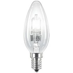 PHILIPS  Ampoule Halogene Flamme E14 Philips - 630 Lumens - 42 W - Vendu Par 2