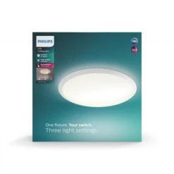 Plafonnier Philips LED Cavanal Sceneswitch Blanc 2700K 18W - Blanc -PHILIPS Soldes 52185106 4