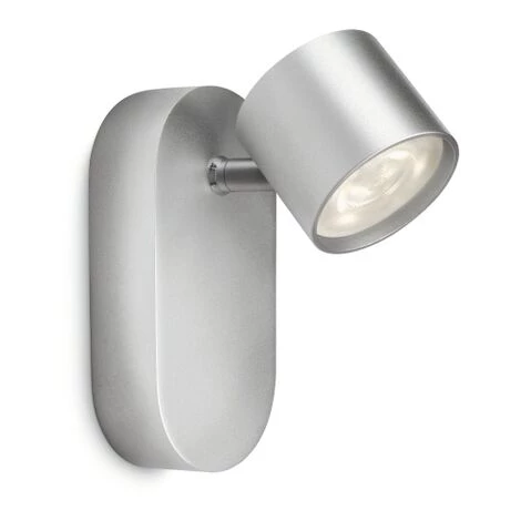 Spot LED Philips Star Gris 1x3W - Aluminium 3 Spot LED Philips Star Gris 1x3W - Aluminium