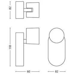 Spot LED Philips Star Gris 1x3W - Aluminium 11 Spot LED Philips Star Gris 1x3W - Aluminium -PHILIPS Soldes 52185321 5