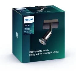 Spot Philips Carrea Nickel GU10 - Nickel