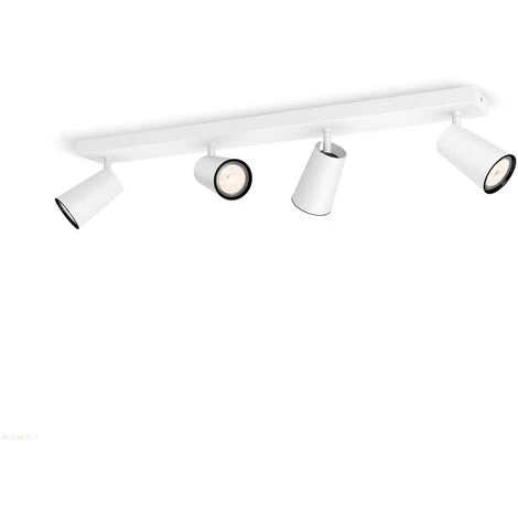 Spot Philips Paisley Blanc 4xGU10 3 Spot Philips Paisley Blanc 4xGU10