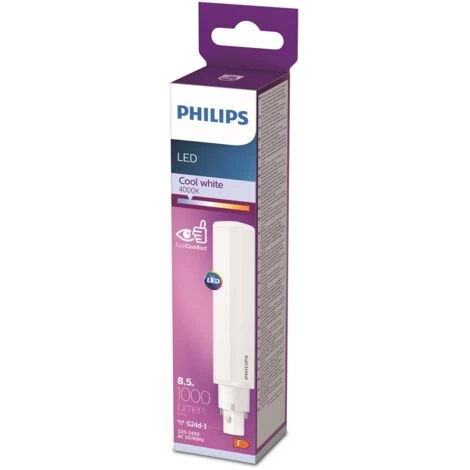 Stick LED Philips Blanc Froid G24D 8,5W 4 Stick LED Philips Blanc Froid G24D 8,5W – Image 2