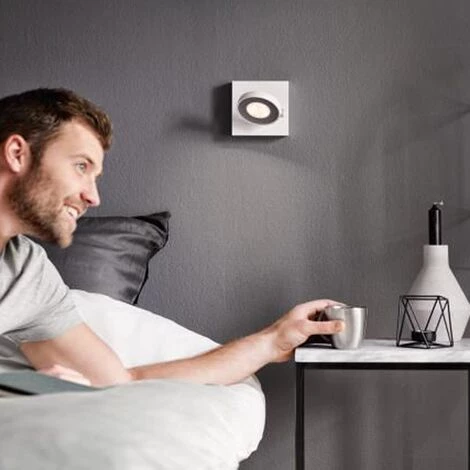 Spot Philips LED Clockwork Blanc 4,5W - Blanc 4 Spot Philips LED Clockwork Blanc 4,5W - Blanc – Image 2