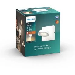 Spot Philips LED Clockwork Blanc 4,5W - Blanc 7 Spot Philips LED Clockwork Blanc 4,5W - Blanc -PHILIPS Soldes 52188806 3