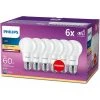 Philips Ampoule LED Standard E27 60W Blanc Chaud DÃ©polie, Lot De 6 -PHILIPS Soldes 52940502 1