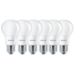 Philips Ampoule LED Standard E27 75W Blanc Chaud DÃ©polie ,Lot De 6 -PHILIPS Soldes 53297609 5