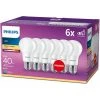 Philips Ampoule LED Standard E27 40W Blanc Chaud Dépolie, Lot De 6