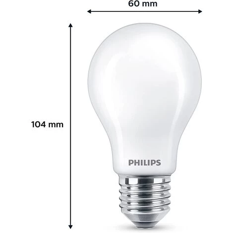 Philips Ampoule LED Standard E27 40W Blanc Chaud Dépolie, Lot De 6 5 Philips Ampoule LED Standard E27 40W Blanc Chaud Dépolie, Lot De 6 – Image 3