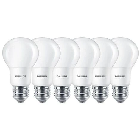 Philips Ampoule LED Standard E27 40W Blanc Chaud Dépolie, Lot De 6 6 Philips Ampoule LED Standard E27 40W Blanc Chaud Dépolie, Lot De 6 – Image 4