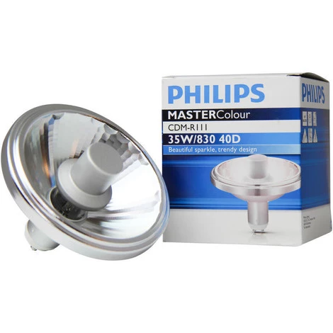 PHILIPS Philips 204523 Ampoule GX8.5 MASTErcolour CDM-R111 35W 830 40D - Blanc Chaud - Blanc 3 PHILIPS Philips 204523 Ampoule GX8.5 MASTErcolour CDM-R111 35W 830 40D - Blanc Chaud - Blanc