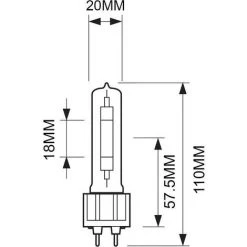 Philips MASTER GX12-1 SDW-TG 100W - 825 Blanc Très Chaud -PHILIPS Soldes 55934257 3
