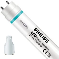 Philips LEDtube T8 MASTER Value (EM Mains) High Output 14W 2100lm - 840 Blanc Froid | 120cm - Équivalent 36W