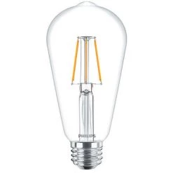 Philips Corepro LEDbulb E27 Edison Filament Claire 4W 470lm - 827 Blanc Très Chaud | Équivalent 40W