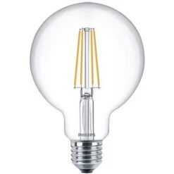 Philips Corepro LEDglobe E27 Filament Claire 95mm 7W 806lm - 827 Blanc Très Chaud | Équivalent 40W