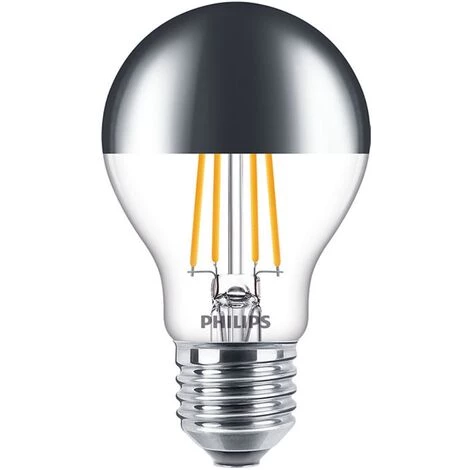 Philips Classic LEDbulb E27 Poire Miroir 7.2W 650lm 650lm - 827 Blanc Très Chaud | Dimmable - Équivalent 60W 3 Philips Classic LEDbulb E27 Poire Miroir 7.2W 650lm 650lm - 827 Blanc Très Chaud | Dimmable - Équivalent 60W