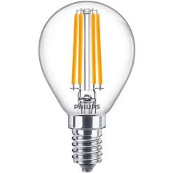 Philips Corepro LEDluster E14 Boule Filament Claire 6.5W 806lm - 827 Blanc Très Chaud | Équivalent 60W