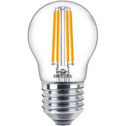 Philips Corepro LEDluster E27 Boule Filament Claire 6.5W 806lm - 827 Blanc Très Chaud | Équivalent 60W