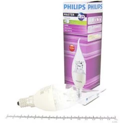 Philips MASTER LEDcandle E14 Flamme Couronne Claire 2.8W 250lm - 822-827 Dim àWarm | Dimmable - Équivalent 25W -PHILIPS Soldes 55936778 5