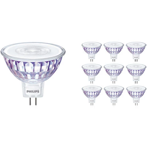 Lot 10x Philips Master LEDspot GU5.3 MR16 5.8W 345lm 36D - 922-927 Dim àWarm | Meilleur Rendu Des Couleurs - Dimmable - Équivalent 35W 3 Lot 10x Philips Master LEDspot GU5.3 MR16 5.8W 345lm 36D - 922-927 Dim àWarm | Meilleur Rendu Des Couleurs - Dimmable - Équivalent 35W