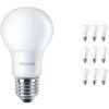 Lot 10x Philips Corepro LEDbulb E27 Poire Dépolie 5W 470lm - 840 Blanc Froid | Équivalent 40W -PHILIPS Soldes 56420985 1