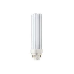 PHILIPS  Philips 623270 Ampoule Fluo Compacte Master PL-C 18W/827 4 Pins G24Q-2 - Blanc