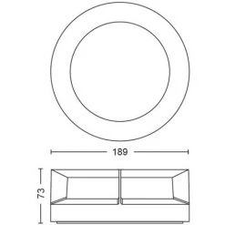 Applique Extérieure Philips LED Actea Noir 12W -PHILIPS Soldes 56816553 5