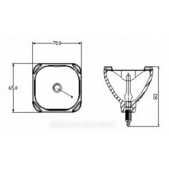 Lampe Projecteur 150w 81x70x65mm Pour Tv Lcd Cables PHILIPS