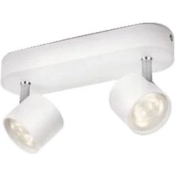 PHILIPS  Plafonnier LED Star 4x45 W 4x500 Lm 2700K Blanc Gradable - Blanc