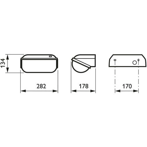 Philips Hublot LED Coreline BWC120 Noir 14W 1336lm - 830 Blanc Chaud | 282x178mm - IP54 - Détecteur De Lumière 4 Philips Hublot LED Coreline BWC120 Noir 14W 1336lm - 830 Blanc Chaud | 282x178mm - IP54 - Détecteur De Lumière – Image 2