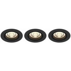 Philips IMPALA Spot Lumineux Encastrable LED 1x6W/400lm Rond Noir