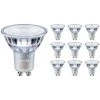 Lot 10x Philips MASTER Value LEDspot GU10 PAR16 3.7W 270lm 36D - 922-927 Dim àWarm | Meilleur Rendu Des Couleurs - Dimmable - Équivalent 35W -PHILIPS Soldes 57555515 1