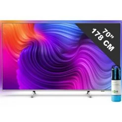 PHILIPS  PHILIPS TV LED 70 177cm Téléviseur 4K Ultra HD Ambilight Image HDR - Gris