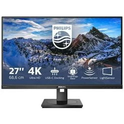 Philips 27 IPS Monitor 3840 X 2160 60 Hz Displayport HDMI USB-C 4ms Pivot Speaker - 15 Cm - 27 (279P1/00)