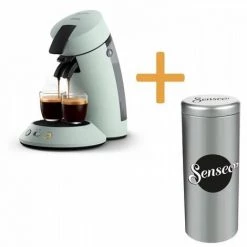 Machine A Café Dosette SENSEO ORIGINAL+ Philips CSA210/23, Booster D'arômes, Crema Plus (mousse Plus Dense), 1 Ou 2 Tasses, M…