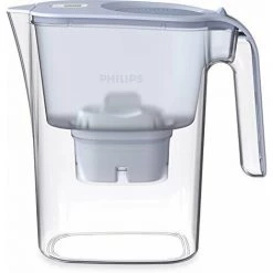 PHILIPS MICRO X-CLEAN PICHET À FILTRE À EAU À DÉBIT RAPIDE BLANC 3 LITRES I MINUTEUR ÉLECTRONIQUE AWP2936BLT/10