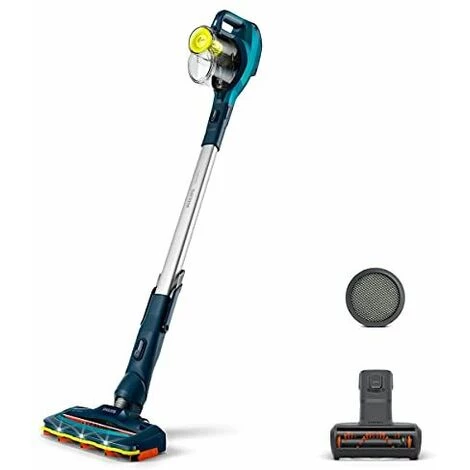 Philips FC6727/01 Speedpro Aspirateur Balai Multifonction Sans Fil Rapide - Autonomie 40 Min, Brosse 180° Avec LED 3 Philips FC6727/01 Speedpro Aspirateur Balai Multifonction Sans Fil Rapide - Autonomie 40 Min, Brosse 180° Avec LED