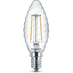 PHILIPS LED Classic 25W Flamme Torsadée E14 Blanc Chaud Non Dimmable -PHILIPS Soldes 60107811 2