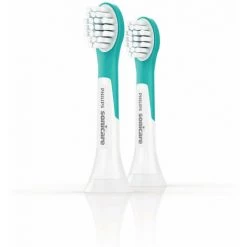 Philips Sonicare For Kids Têtes De Brosse Compactes HX6032/33 - 2 Pièce(s) - Noir - Blanc - BPA-Free (HX6032/33)
