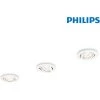 E3/93514 PACK DE 3 ANNEAUX ENCASTRABLES OSCILLANTS BLANC PHILIPS. -PHILIPS Soldes 60645355 1