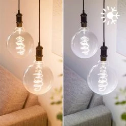 Ampoule À Filament Intélligente Philips G200 E27 6,7W 11 Ampoule À Filament Intélligente Philips G200 E27 6,7W -PHILIPS Soldes 60850270 5