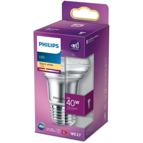 Réflecteur LED Philips Blanc Chaud E27 3W 6 Réflecteur LED Philips Blanc Chaud E27 3W – Image 4