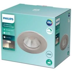 Spot Encastrable Philips Dive Nickel 5,5W 3 pièces - Nickel -PHILIPS Soldes 60850593 5